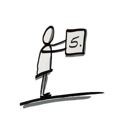 Auszubildung: Schritt 5 der Ausbildung